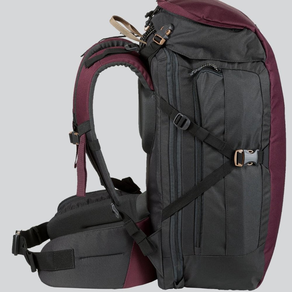 Forclaz 40L Backpack - Burgundy